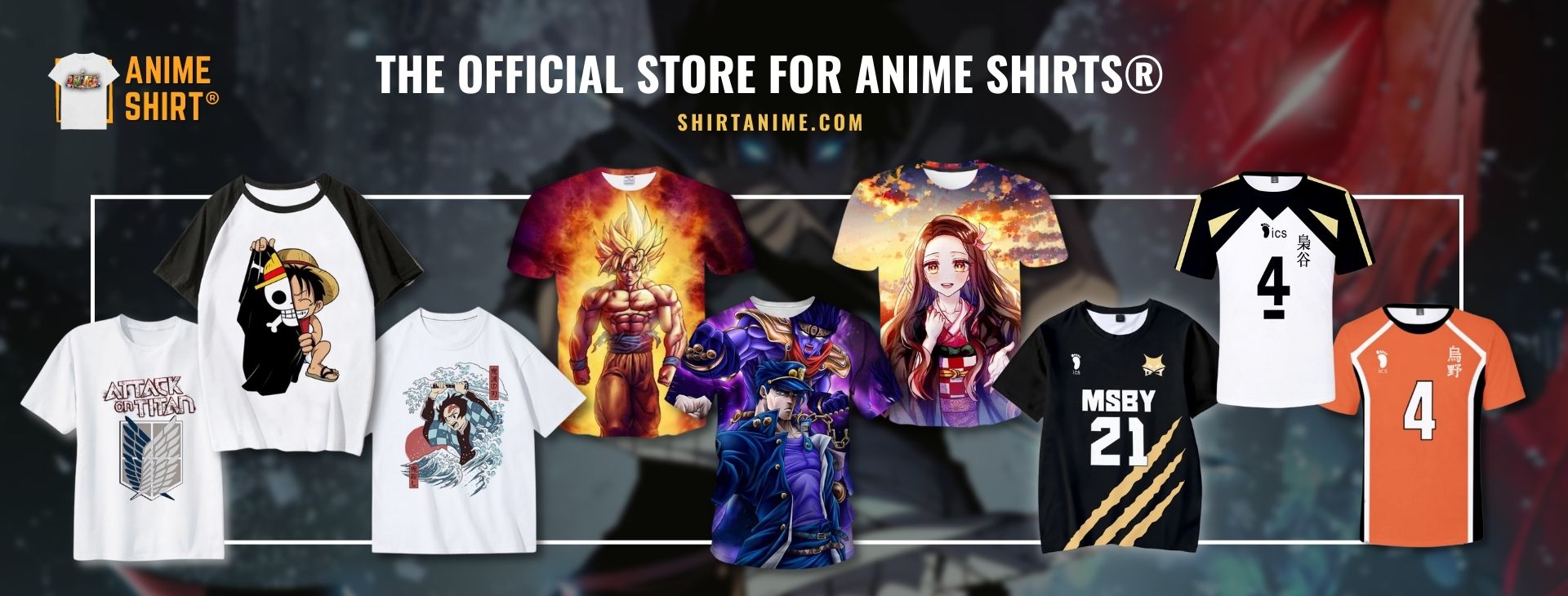 Anime Shirt Web Banner - Shirt Anime™