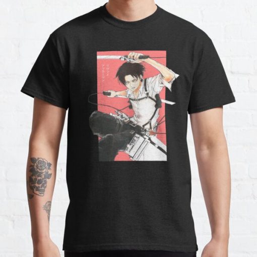 Levi Ackerman Classic T-Shirt RB0812 product Offical Shirt Anime Merch