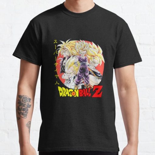 Dragon Ball Z SUPER SAIYAN Classic T-Shirt RB0812 product Offical Shirt Anime Merch