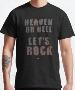 Heaven or Hell Let's Rock Classic T-Shirt RB0812 product Offical Shirt Anime Merch