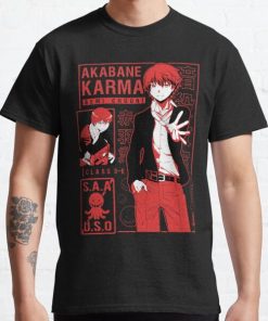 KARMA AKABANE Classic T-Shirt RB0812 product Offical Shirt Anime Merch