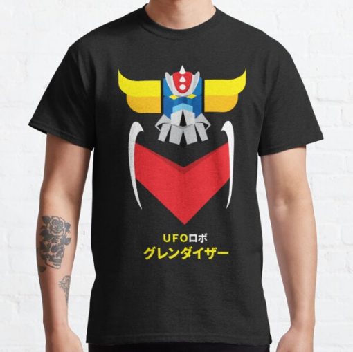 Grendizer - Color and japanese writing Classic T-Shirt RB0812 product Offical Shirt Anime Merch