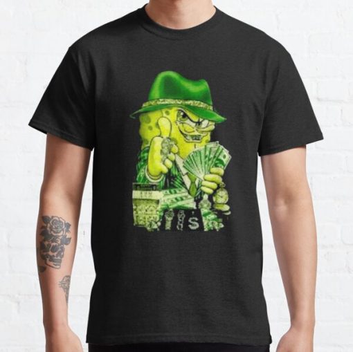 gangster spongebob Classic T-Shirt RB0812 product Offical Shirt Anime Merch