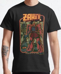 Retro Char's Zaku II Classic T-Shirt RB0812 product Offical Shirt Anime Merch