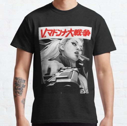 Yakuza Japanese Cyberpunk Girl Vaporwave Urban Style Classic T-Shirt RB0812 product Offical Shirt Anime Merch