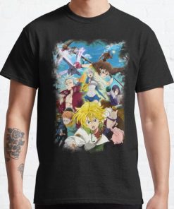 Seven Deadly Sins Black Classic T-Shirt RB0812 product Offical Shirt Anime Merch
