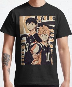 Karasuno Fly! Haikyuu  Classic T-Shirt RB0812 product Offical Shirt Anime Merch