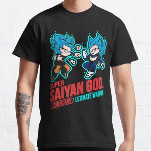 8-bit Super Saiyans Classic T-Shirt RB0812 product Offical Shirt Anime Merch