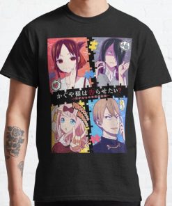 Kaguya puzzle Classic T-Shirt RB0812 product Offical Shirt Anime Merch