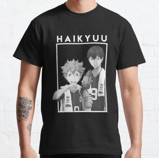 hinata and Kageyama Haikyuu Classic T-Shirt RB0812 product Offical Shirt Anime Merch
