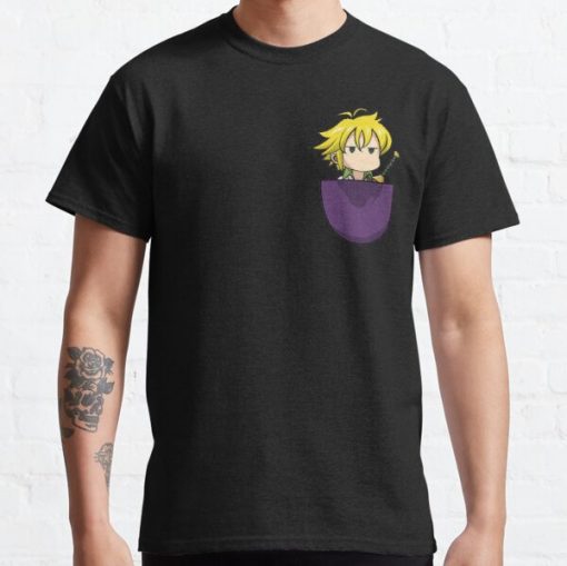 Meliodas Pocket / Seven Deadly Sins (Nanatsu no Taizai/七つの大罪)/T-shirt,Pull... Classic T-Shirt RB0812 product Offical Shirt Anime Merch