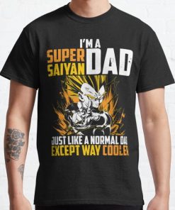 Super Saiyan dad vegeta t shirt Classic T-Shirt RB0812 product Offical Shirt Anime Merch