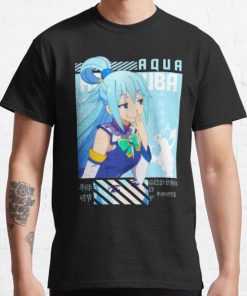 Aqua - konosuba  Classic T-Shirt RB0812 product Offical Shirt Anime Merch