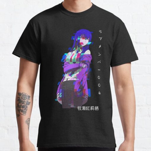Steins Gate Kurisu Makise (A.K.A Christina) Classic T-Shirt RB0812 product Offical Shirt Anime Merch