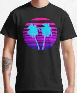 Aesthetic Palm trees Classic T-Shirt RB0812 product Offical Shirt Anime Merch