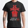 Azur Lane - Iron Blood Logo with slogan Black Classic T-Shirt RB0812 product Offical Shirt Anime Merch
