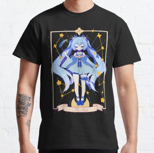 Hatsune Miku Fanart -The star Classic T-Shirt RB0812 product Offical Shirt Anime Merch