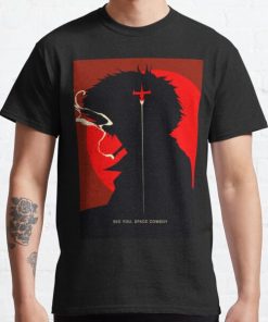 Cowboy Bebop Spike Silhouette Classic T-Shirt RB0812 product Offical Shirt Anime Merch
