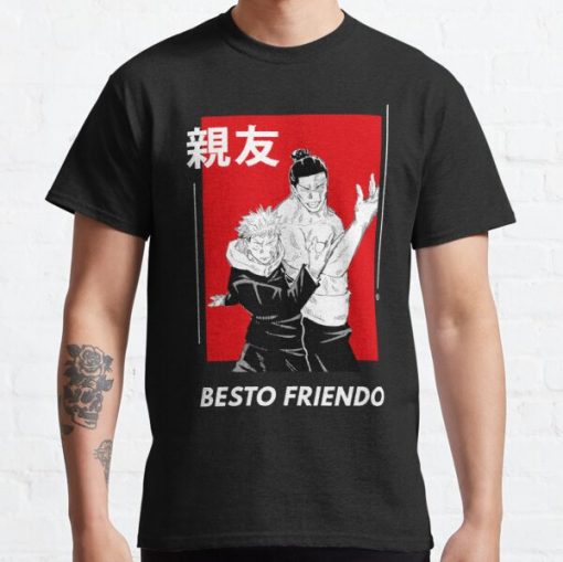 Besto Friendo - Itadori and Todo Pose | Jujutsu no Kaisen Classic T-Shirt RB0812 product Offical Shirt Anime Merch