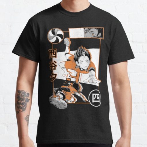 Haikyuu Nishinoya Classic T-Shirt RB0812 product Offical Shirt Anime Merch