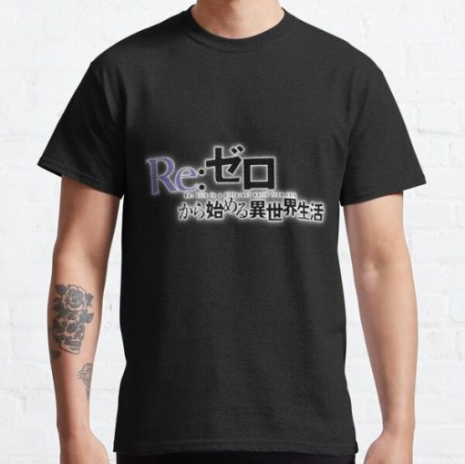 Re:Zero Classic T-Shirt RB0812 product Offical Shirt Anime Merch