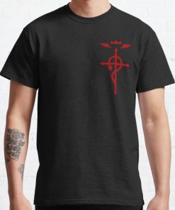 Fullmetal Alchemist - Flamel Insignia (Red) Classic T-Shirt RB0812 product Offical Shirt Anime Merch