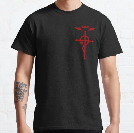 Fullmetal Alchemist - Flamel Insignia (Red) Classic T-Shirt RB0812 product Offical Shirt Anime Merch