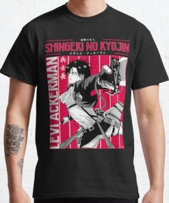 Levi Ackerman S.N.K. Classic T-Shirt RB0812 product Offical Shirt Anime Merch
