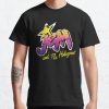 Jem and the Holograms Band Cartoon Misfits Distressed 80s Party Mask Classic T-Shirt RB0812 product Offical Shirt Anime Merch