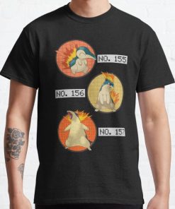 Cyndaquil's Evolution Classic T-Shirt RB0812 product Offical Shirt Anime Merch