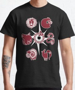 Seven Deadly Tattoos Classic T-Shirt RB0812 product Offical Shirt Anime Merch