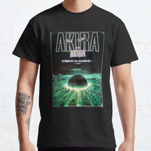 Akira B1 Japanese Movie Poster  Classic T-Shirt RB0812 product Offical Shirt Anime Merch