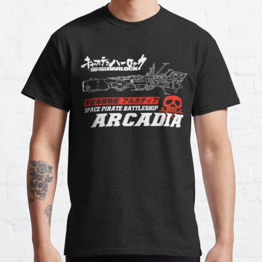 BATTLESHIP ARCADIA  Classic T-Shirt RB0812 product Offical Shirt Anime Merch