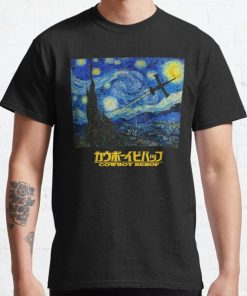 Cowboy Bebop - Starry Night Classic T-Shirt RB0812 product Offical Shirt Anime Merch