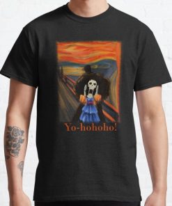 Scream Soul King Brook Yo-hohoho! Classic T-Shirt RB0812 product Offical Shirt Anime Merch
