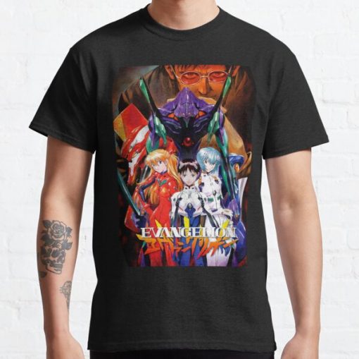 Evangelion - Movie 2.22 Teaser Poster Classic T-Shirt RB0812 product Offical Shirt Anime Merch