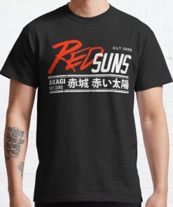 Initial D - RedSuns Tee (White) Classic T-Shirt RB0812 product Offical Shirt Anime Merch
