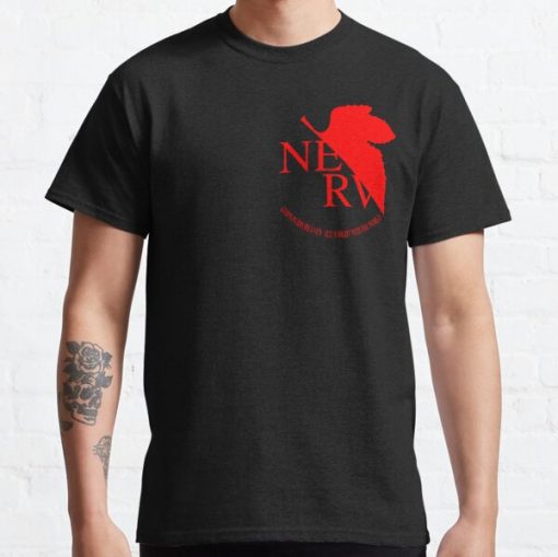 NERV Logo Classic T-Shirt RB0812 product Offical Shirt Anime Merch
