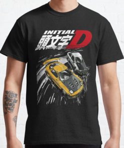 Initial D - Mountain Drift Racing Tandem AE86 vs FD rx-7 Classic T-Shirt RB0812 product Offical Shirt Anime Merch