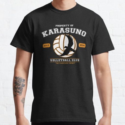 Team Karasuno Classic T-Shirt RB0812 product Offical Shirt Anime Merch