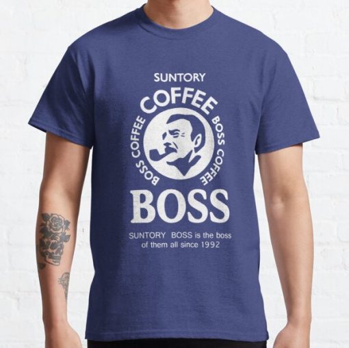 Suntory Boss Coffee Classic T-Shirt RB0812 product Offical Shirt Anime Merch