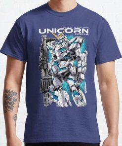 Unicorn Gundam T-Shirt Classic T-Shirt RB0812 product Offical Shirt Anime Merch