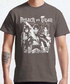Attack on Titan Trio Crests Classic T-Shirt RB0812 product Offical Shirt Anime Merch