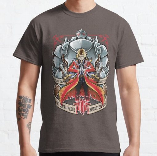 Brotherhood - FullMetal Alchemist Classic T-Shirt RB0812 product Offical Shirt Anime Merch