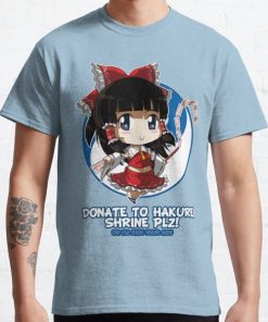 Touhou - Reimu Hakurei Classic T-Shirt RB0812 product Offical Shirt Anime Merch