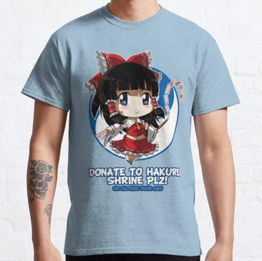 Touhou - Reimu Hakurei Classic T-Shirt RB0812 product Offical Shirt Anime Merch