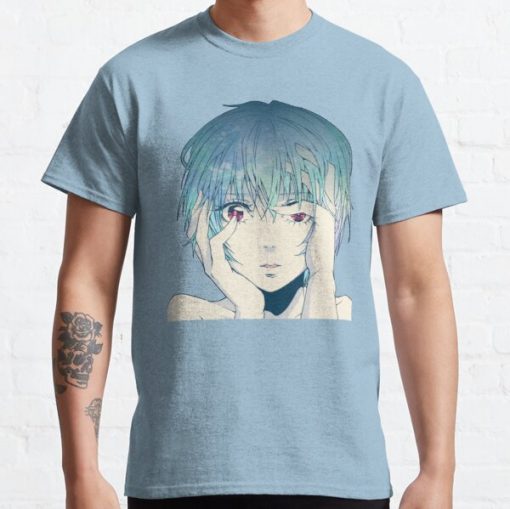 Rei Ayanami Neon Genesis Evangelion Classic T-Shirt RB0812 product Offical Shirt Anime Merch