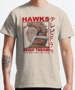 Hawks Keigo Takami MHA Classic T-Shirt RB0812 product Offical Shirt Anime Merch