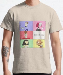 Clone High Square Frame Design Classic T-Shirt RB0812 product Offical Shirt Anime Merch