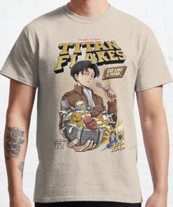 Titan Flakes ( Shingeki no Kyojin )  Classic T-Shirt RB0812 product Offical Shirt Anime Merch